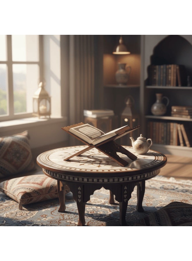 AKDC Wooden Quran Stand (Rehal) – 43 × 20 cm - Image 2